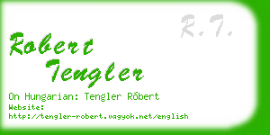 robert tengler business card